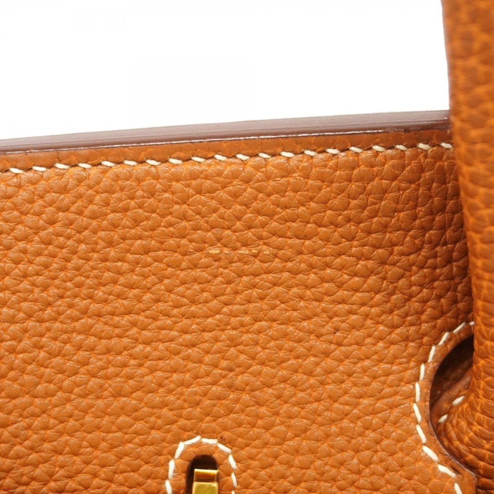 Hermes Birkin 35 Togo Gold Handbag (□H stamp) - Women's - Picture 12 of 13